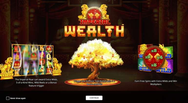 La slot machine Imperial Wealth di iSoftBet