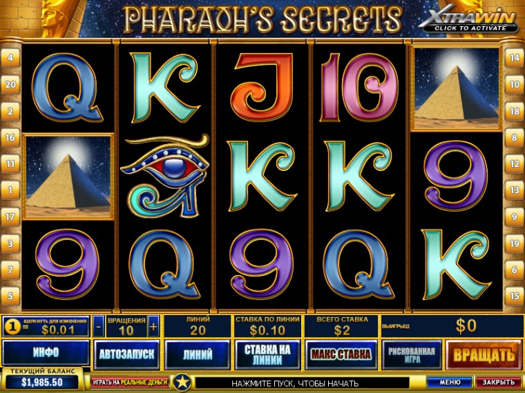 Pharaoh’s Secrets gratis